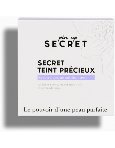 3760300550335 - PIN UP SECRET - Savon Masque au Lait de Chèvre - Secret Teint Précieux - 110g - 