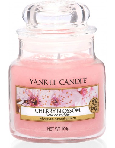 5038581009179 - Yankee Candle bougie jarre parfumée | petite taille | Fleur de cerisier | jusqu’à 30 heures de combustio