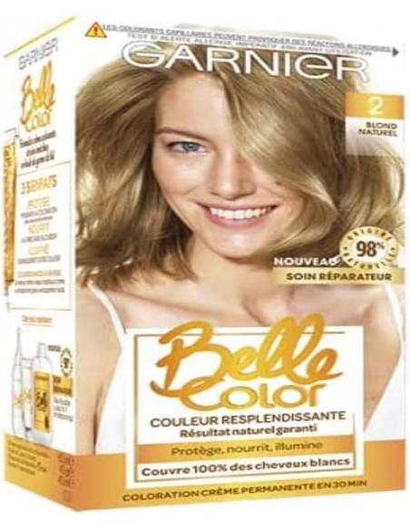 3215666550029 - Garnier - Belle Color - Coloration permanente Blond - 02 Blond naturel - 