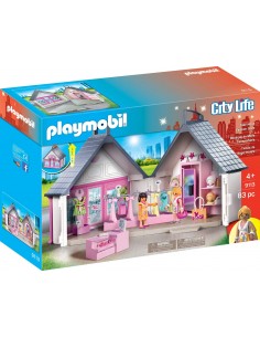 4008789091130 - Playmobil 9113 Citylife Entreprise de mode Multicolore - 