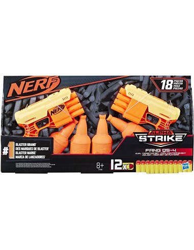 5010993624188 - 2 Nerf Alpha Strike Fang QS-4 [Hasbro] blasters - 