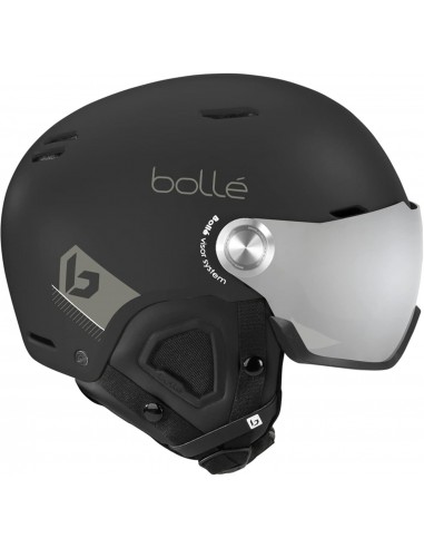 54917361044 - Bollé - Might Visor Casque de Ski Adulte Unisexe, Noir, S - 