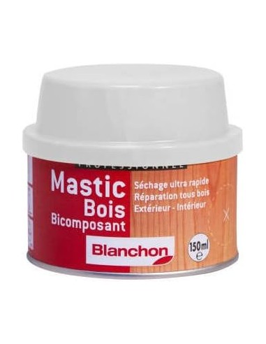 3239912108703 - Mastic bi composant bois intérieurs/extérieurs pin 150 ml 2108703 BLANCHON - 