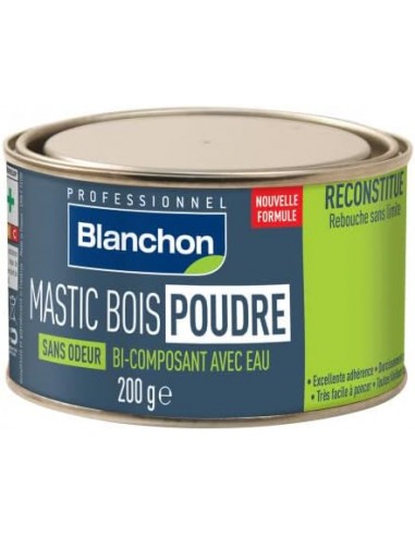 3239911300009 - Mastic bois sans odeur poudre - chêne clair - 200g - Blanchon - 