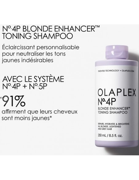 850018802239 - OLAPLEX - Nº.4P BLONDE ENHANCER™ TONING SHAMPOO - 