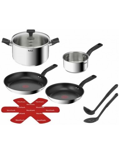 3168430344860 - TEFAL - Batterie de cuisine 8 piècesinox Delicious - 