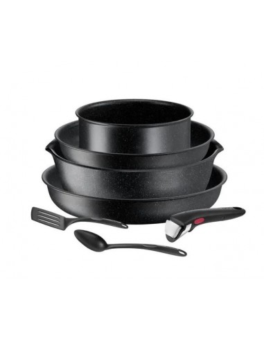 3168430345324 - TEFAL INGENIO Batterie de cuisine 7 pièces, Poêles, Casseroles, Induction, Antiadhésif, Fabriqué en Fran