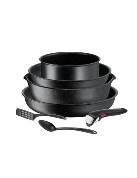 3168430345324 - TEFAL INGENIO Batterie de cuisine 7 pièces, Poêles, Casseroles, Induction, Antiadhésif, Fabriqué en Fran