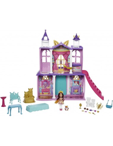 887961972764 - Mattel Mattel-GYJ17 Enchantimals Royals Princess Castle, LT-GYJ17, Multicolore, Taille Unique - 