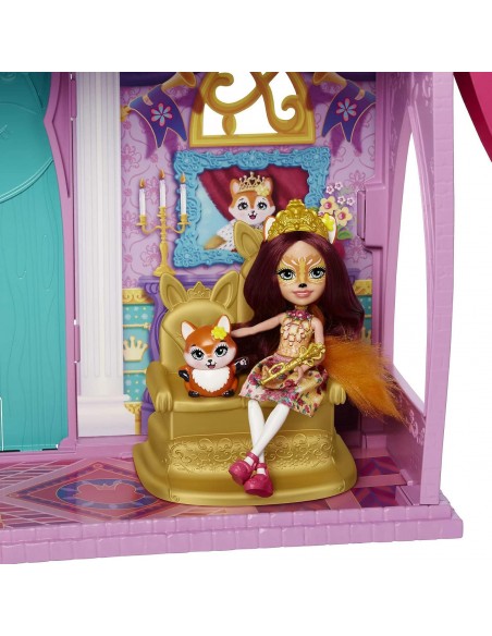 887961972764 - Mattel Mattel-GYJ17 Enchantimals Royals Princess Castle, LT-GYJ17, Multicolore, Taille Unique - 