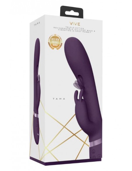 7423522539514 - TAMA - WAVE VIBRATING G-SPOT RABBIT - VIOLET - 