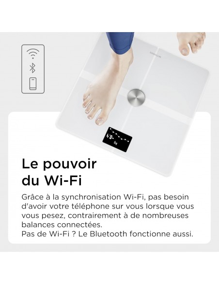 3700546702389 - Withings Body + - Balance connectée WIFI Avec Analyse de la Composition Corporelle - 