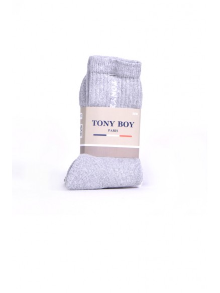  - Lot de 3 paires de chaussettes - Tony Boy - Gris chiné - 