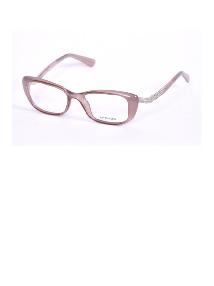 lunettes-montures-valentino-rose - Montures pour verres optiques - Valentino - Rose poudré et strass -