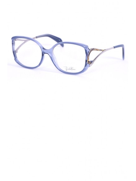 lunettes-montures-emilio-p-bleu - Montures pour verres optiques - Bleu et jaune - Emilio Pucci - 