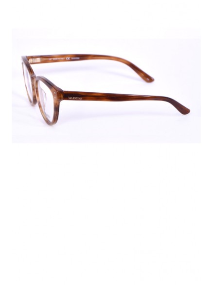 lunettes-montures-marron-jaune - Montures pour verres optiques - Valentino - Marron et jaune - 