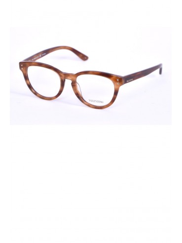lunettes-montures-marron-jaune - Montures pour verres optiques - Valentino - Marron et jaune - 