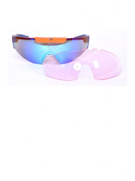 lunettes-sport-briko-noir-multi- - Lunettes de soleil de sport - Orange Bleu Argent Multicolore - Briko - 