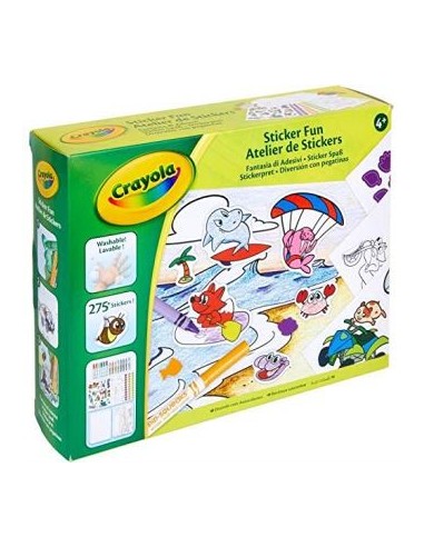 071662105778 - Kit créatif Crayola Atelier de Stickers - 