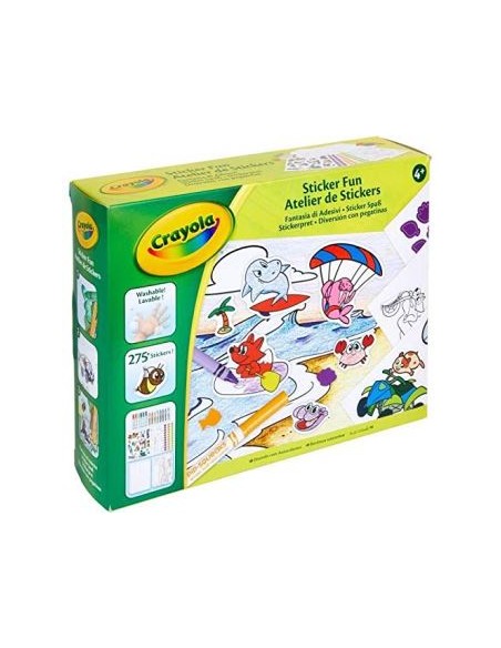 071662105778 - Kit créatif Crayola Atelier de Stickers - 