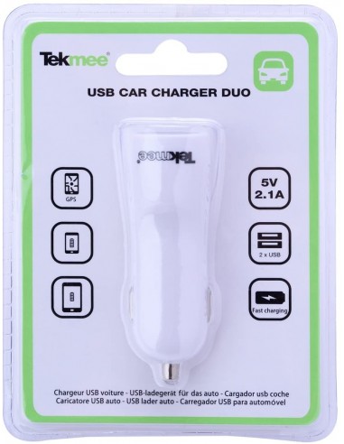 3661075125790 - TEKMEE - Chargeur allume cigare voiture - 