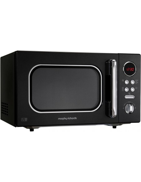 5011832057129 - Morphy Richards Microwave Accents Colour Collection 511510 23L Digital Solo Microwave Black - 