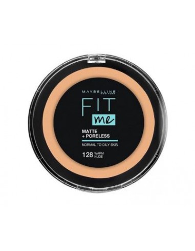 7509552845624 - Maybelline New York - Poudre Fit Me Matte And Poreless - 128 Warm Nude - 
