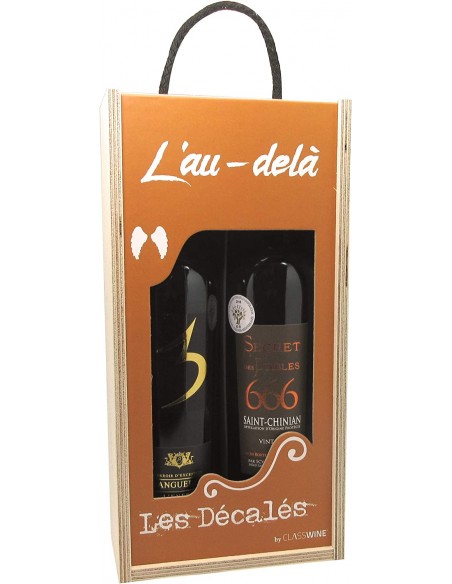 3587590073630 - CLASS WINE Languedoc-Roussillon Coffret Au-Delà 2 Bouteilles de Vin 1,5 L - 