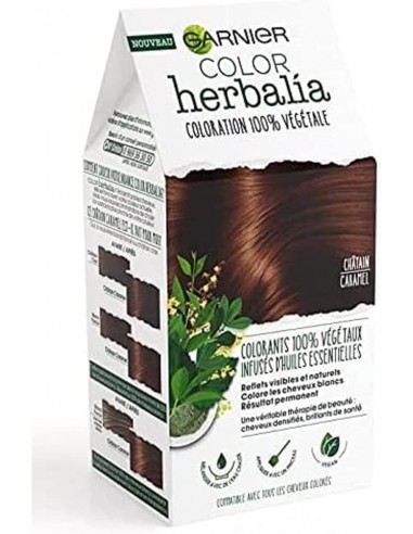 3600542153201 - Garnier Color Herbalia - Coloration 100% végétale - Châtain Caramel - 