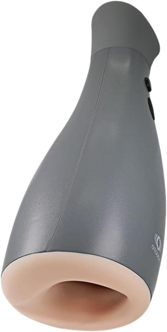 OTOUCH Ninja2 Masturbator - Automatic Masturbator for Men with 7 Vibration Modes - Male Masturbators - Splash Resistant and Silent Adult Sex Toy - Grey