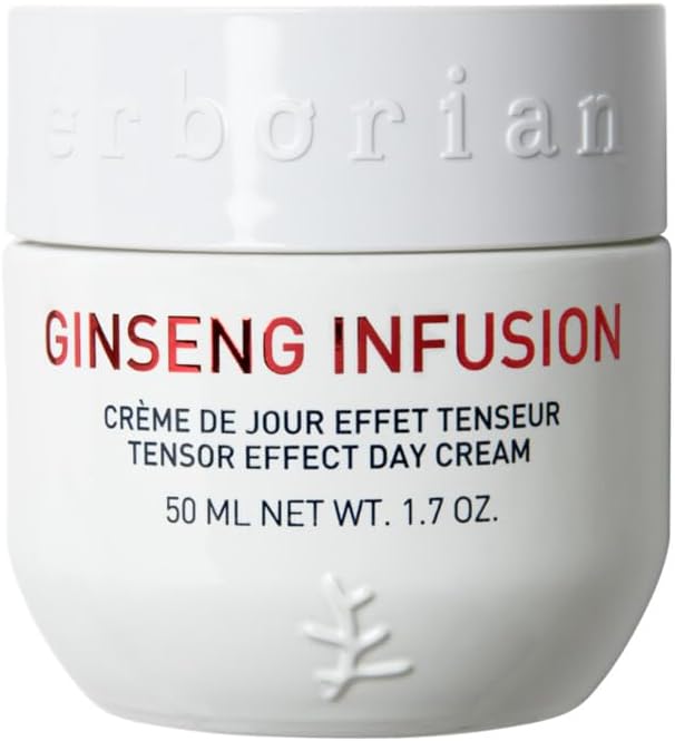 Erborian - Ginseng Infusion - Anti-Ageing Tensor Effect Day Cream - Facial Care - Younger, Plumped Skin - Morning Applies - Korean Cosmetics - 50 ml