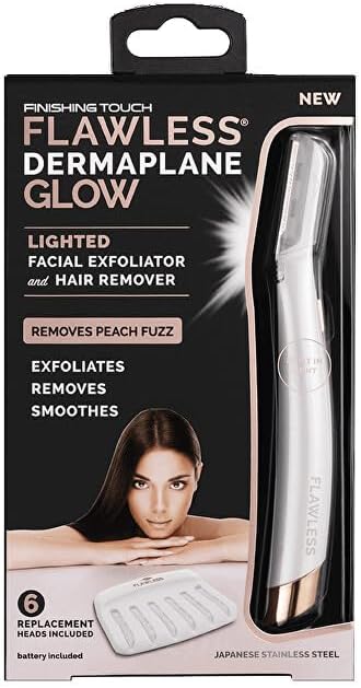 FINISHING TOUCH - Épilateur Visage et Rasoir Exfoliant Doux
