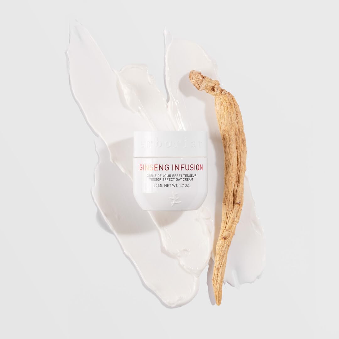 Erborian - Ginseng Infusion - Anti-Ageing Tensor Effect Day Cream - Facial Care - Younger, Plumped Skin - Morning Applies - Korean Cosmetics - 50 ml