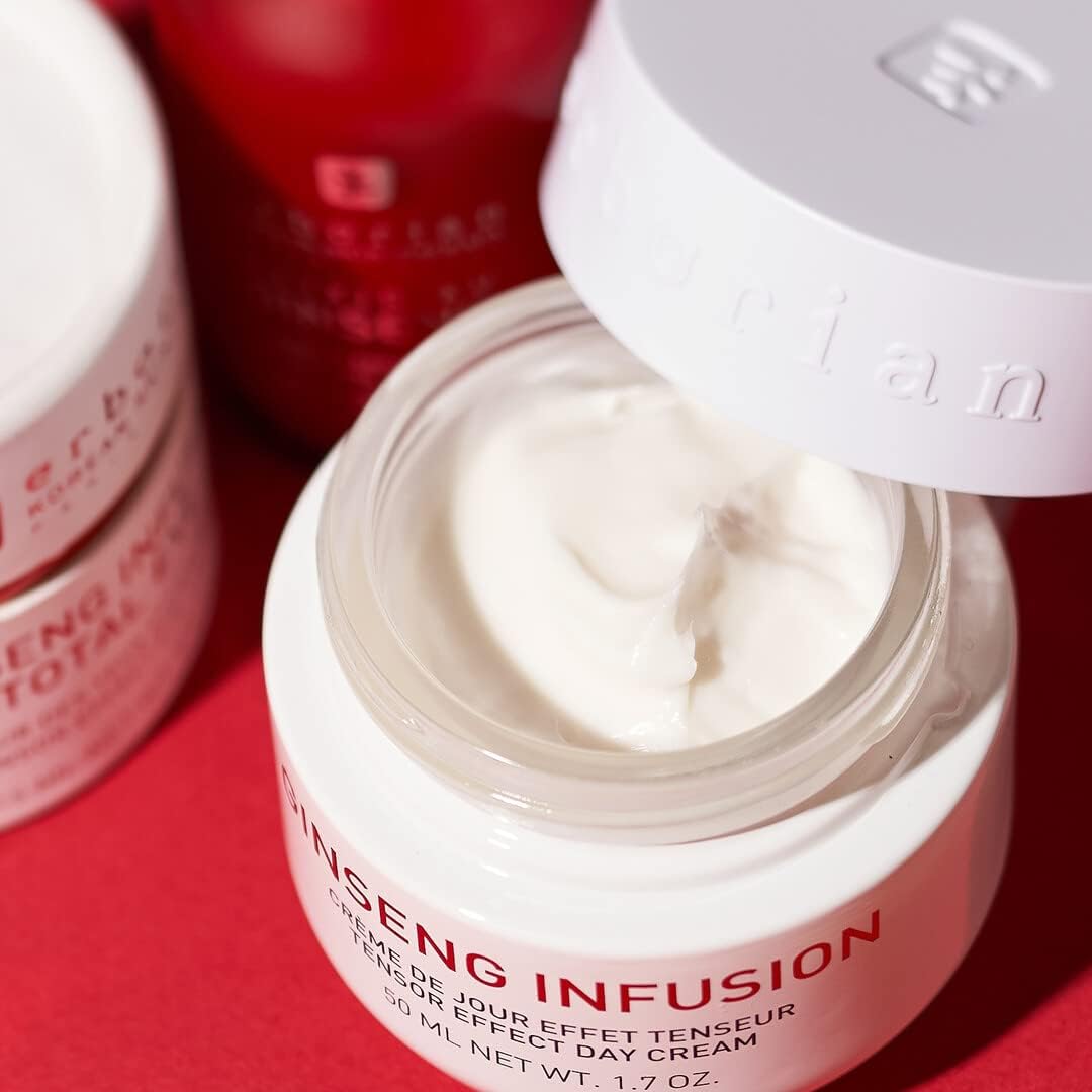 Erborian - Ginseng Infusion - Anti-Ageing Tensor Effect Day Cream - Facial Care - Younger, Plumped Skin - Morning Applies - Korean Cosmetics - 50 ml