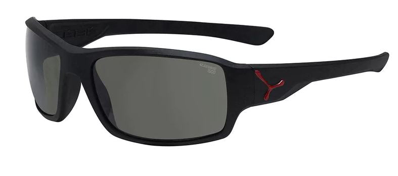CEBE - Lunettes de Soleil Cebe Haka Matte Black Red 1500 Grey
