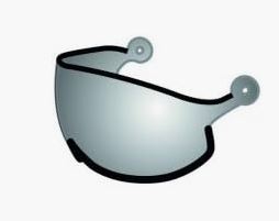 Kask visière lifestyle teinté, teinté, taille unique