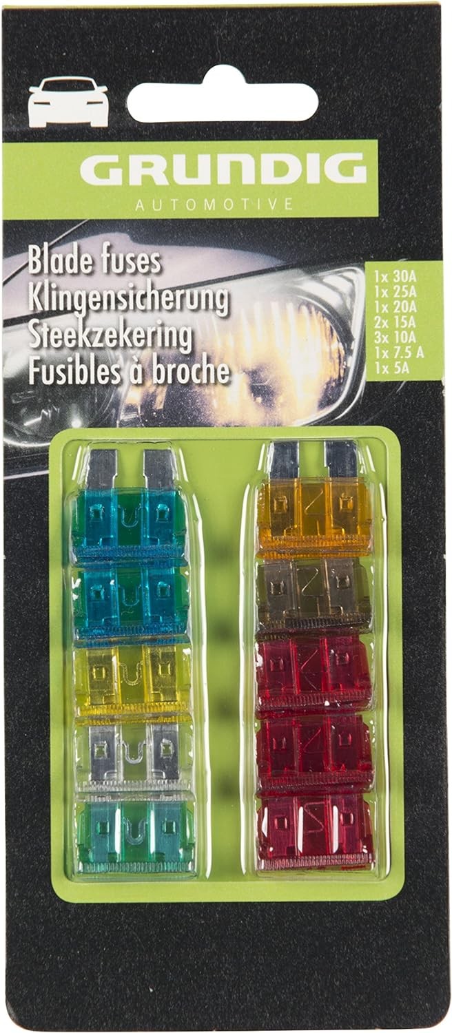 GRUNDIG 32733 Fusibles à Voiture 10 Pièces