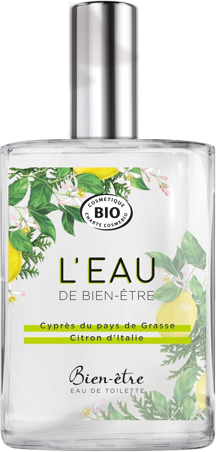 bien-être Eau De Toilette Citron D'Italie Et Cyprès Du Pays De Grasse 75 Ml