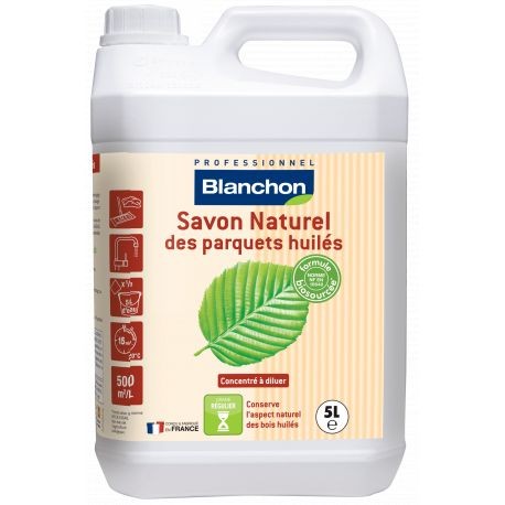 BLANCHON - Savon naturel pour parquets huilés Incolore 5L