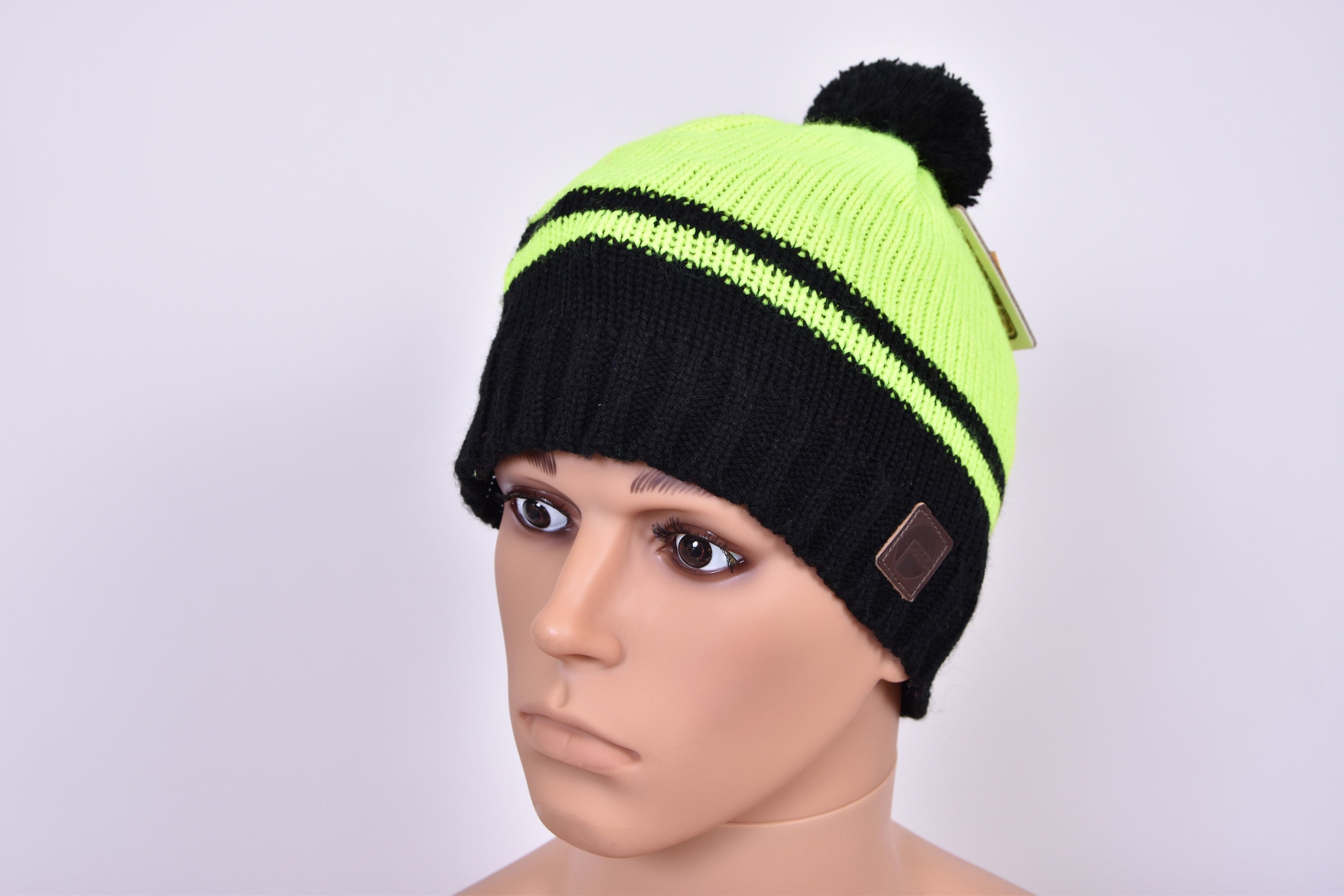 Bonnet Fusalp Noir et Jaune fluo