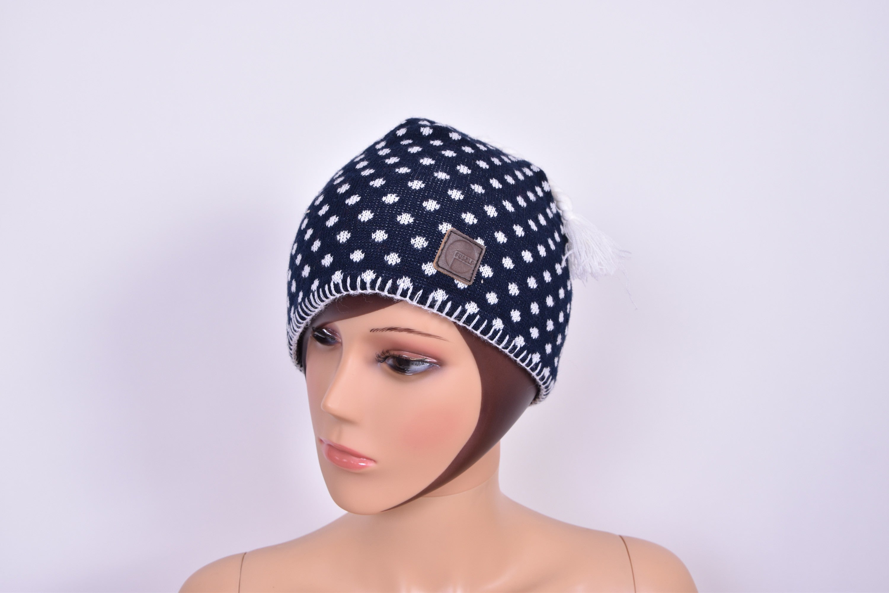 Bonnet Fusalp Bleu et Blanc