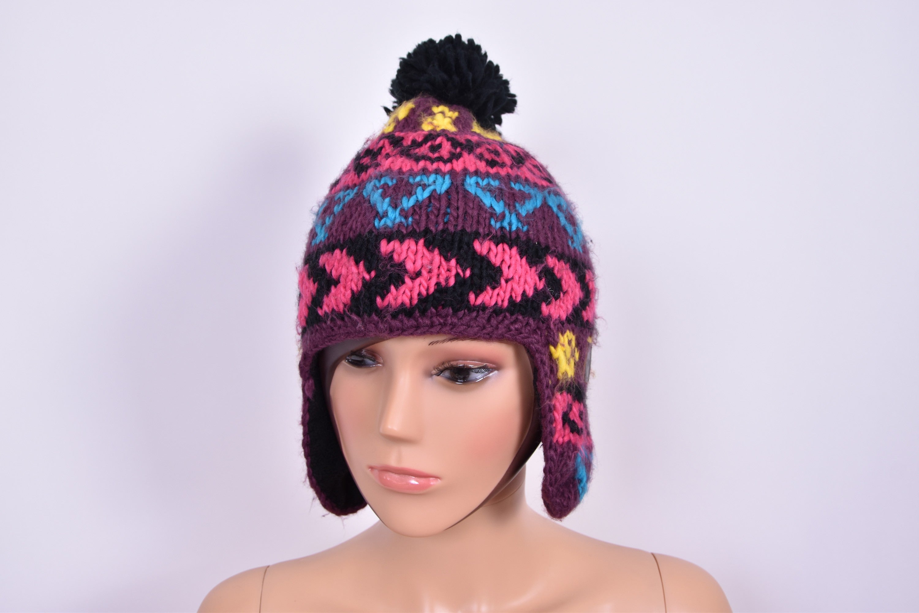 Bonnet Fusalp Rose et Marron