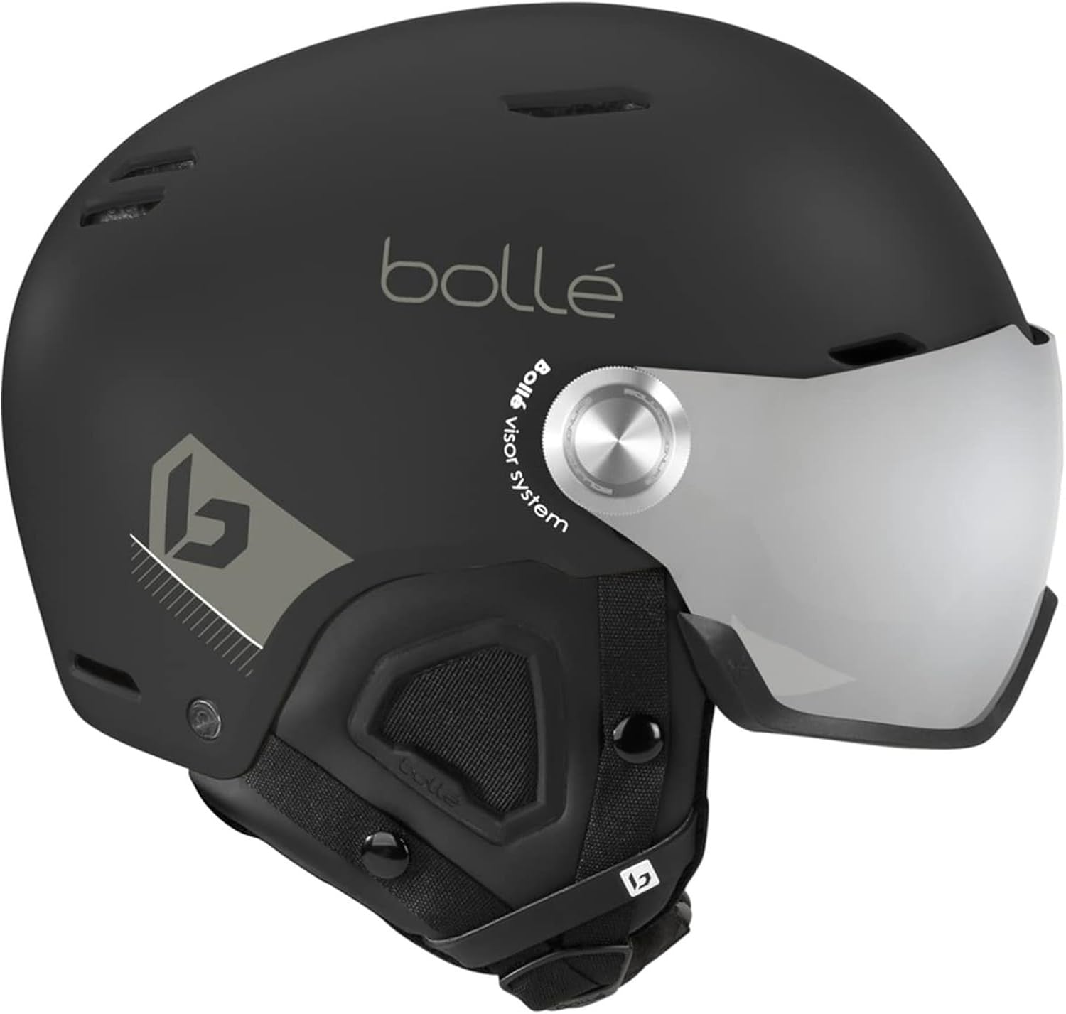Bollé - Might Visor Casque de Ski Adulte Unisexe, Noir, S