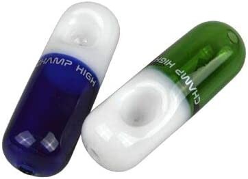 Pipe en verre CHAMP (couleur aléatoire)