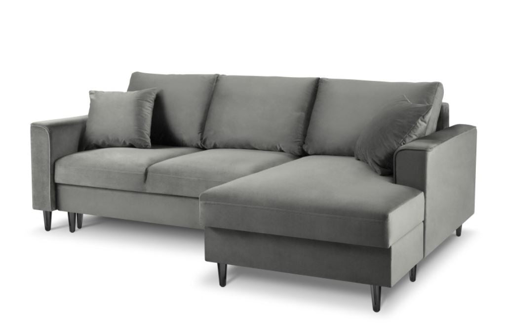 MAZZINI SOFAS - CARTADERA canapé d'angle convertible avec coffre de rangement 4 places