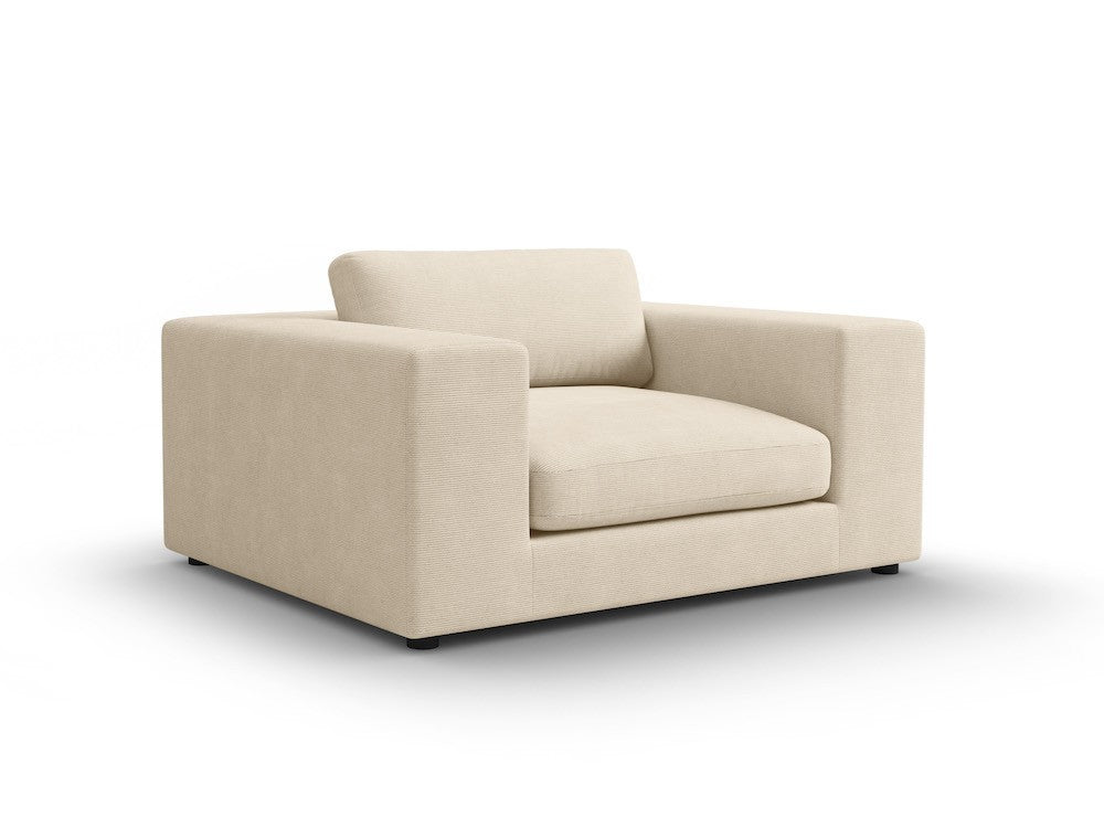 CXL by Christian Lacroix - Fauteuil beige clair velours