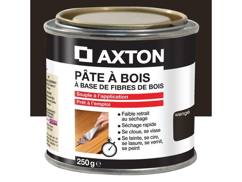 Pâte à bois axton, wengé, 250 gr
