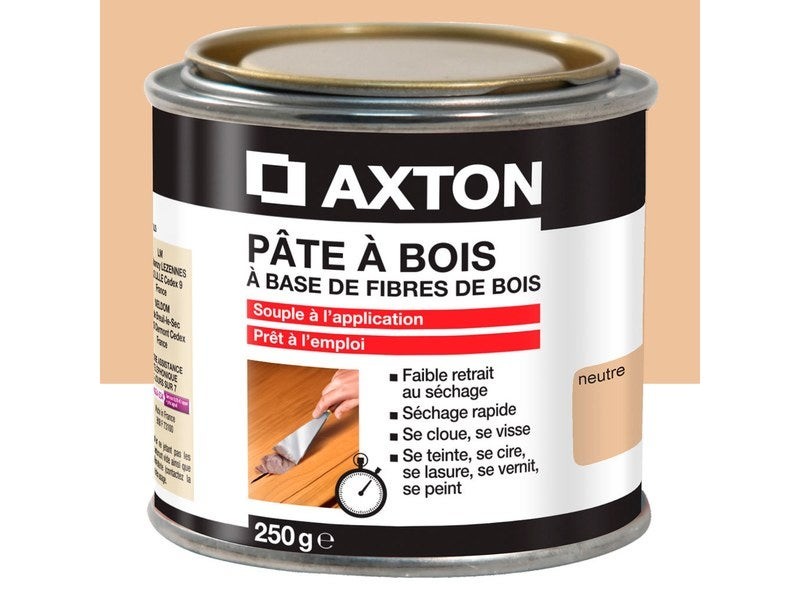 Pâte à bois, axton, 250 g neutre