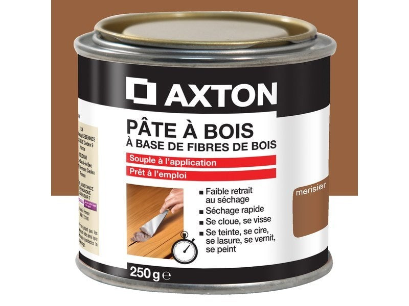 Pâte à bois axton, merisier, 250 gr