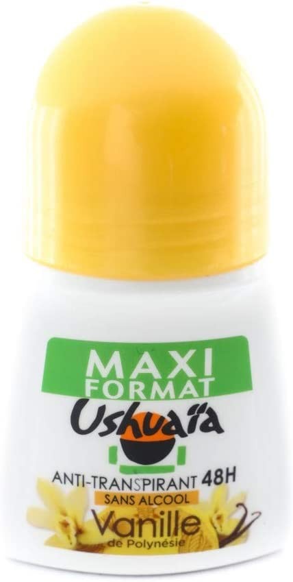 Déodorant anti-transpirant 48h vanille de Polynésie Ushuaia Maxi Format